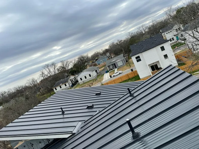 Standing seam metal roof panels with vents for Skylight Repair in Chartiers